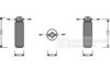 KIA 0K011B61B500A Dryer, air conditioning